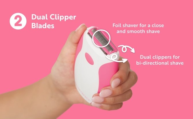 Palmperfect Dámský holící strojek růžový