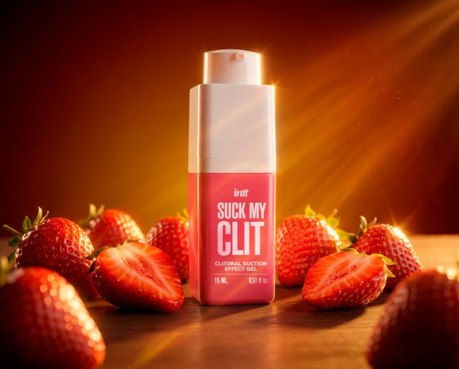 intt Suck my clit gel 15 ml Wild strawberry