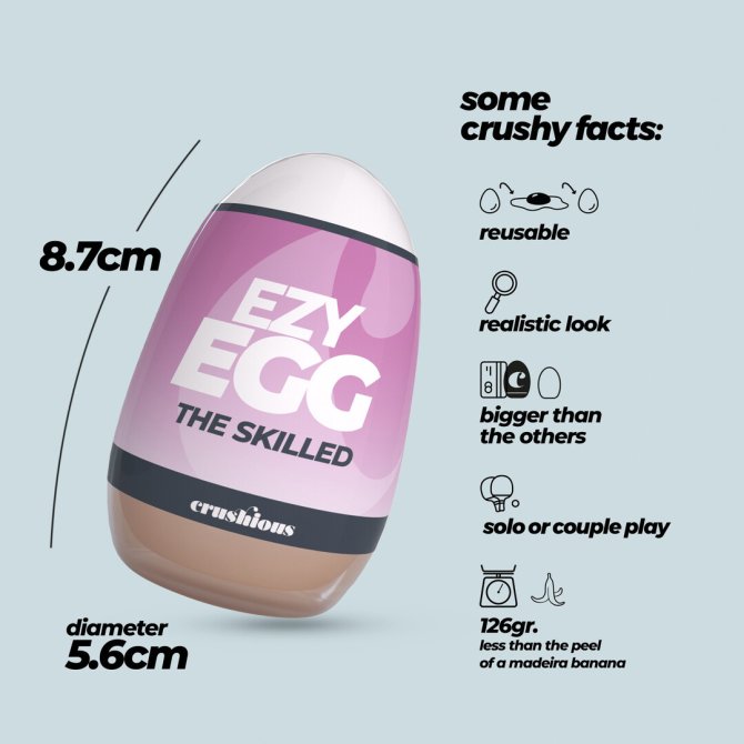 Ezy Egg masturbátor The Skilled - Purple