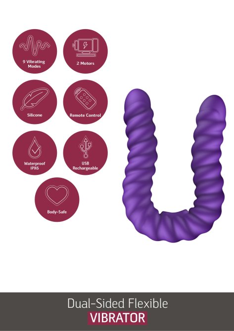 She.E.O Duální flexibilní vibrátor