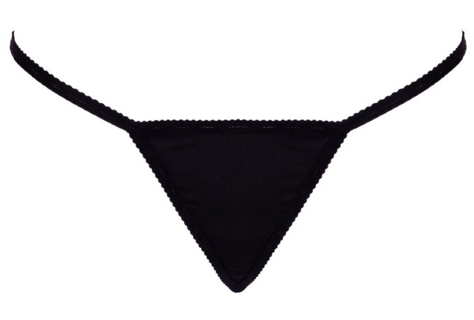Cottelli Lingerie tanga se zlatou ozdobou s kamínky
