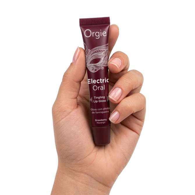 Orgie Electric Oral tingling lip gloss Strawberry 10 ml