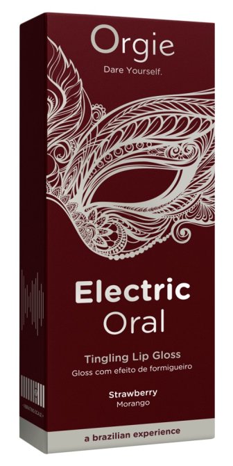 Orgie Electric Oral tingling lip gloss Strawberry 10 ml