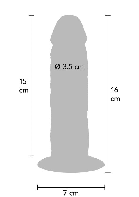 Get Real Silicone Foreskin dildoe 15 cm