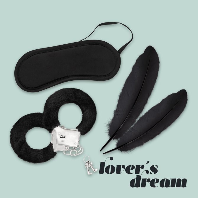 Lover´s dream Trojdielna sada pre ľahké SM - čierna