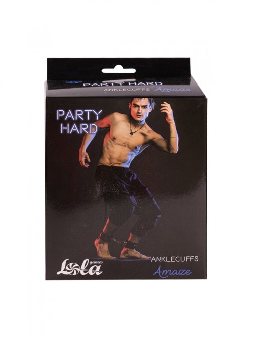 Party Hard pouta na nohy černá