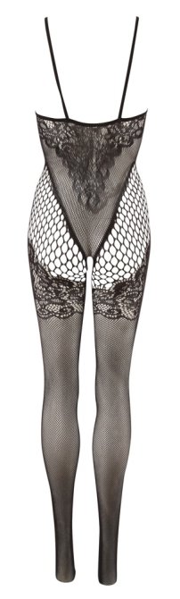 Cottelli Bodystocking na ramínka černý