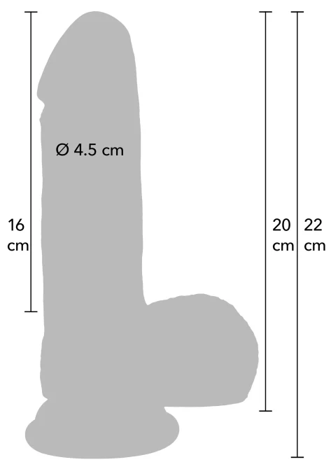 Hidden Desire Inferno realistické dildo 20 cm