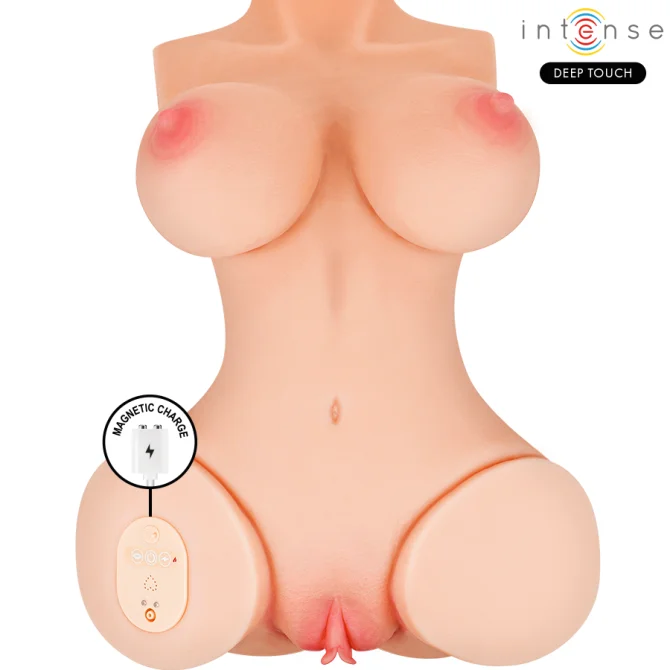 Intense Deep touch Vero vibračný masturbátor - torzo 5,5 kg