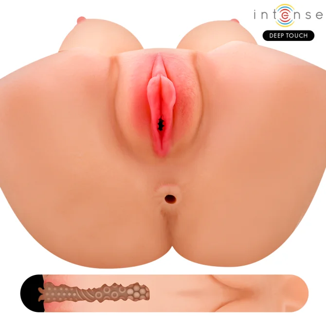 Intense Deep touch Vero vibračný masturbátor - torzo 5,5 kg