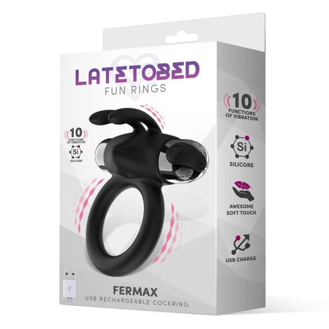 Fermax dobíjecí vibrační kroužek na penis