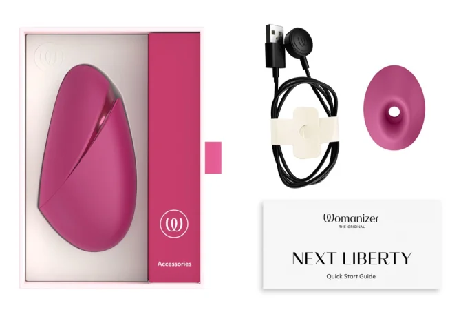 Womanizer Next Liberty stimulátor klitorisu Vibrant pink