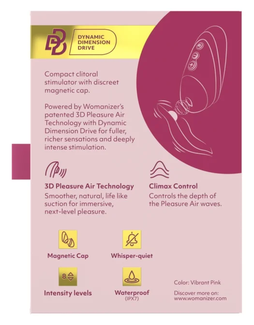 Womanizer Next Liberty stimulátor klitorisu Vibrant pink