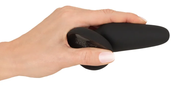 Black Velvets Liquid Silicone anální kolík S