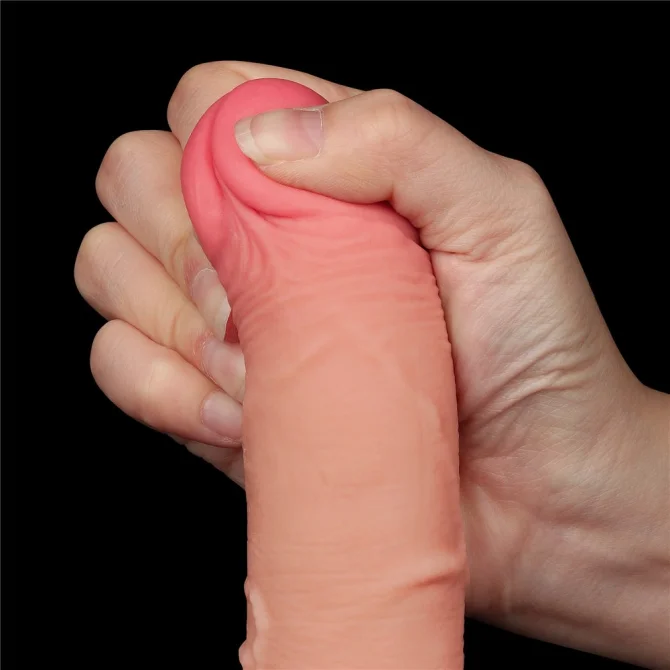 Sliding-skin dildo 19 cm