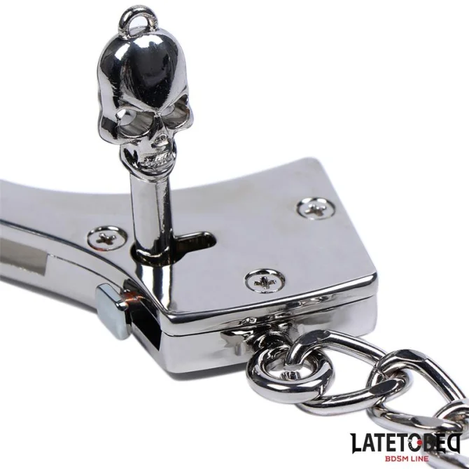 BDSM LINE Kovová pouta na ruce 252 g