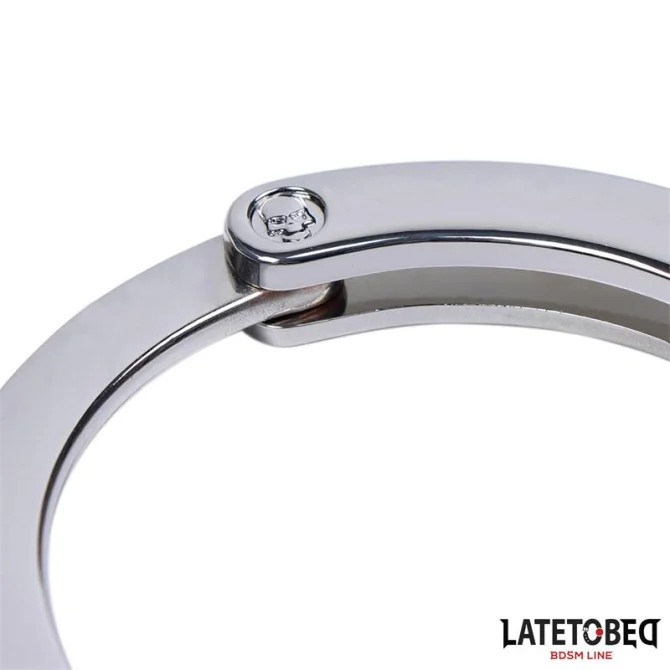 BDSM LINE Kovová pouta na ruce 252 g