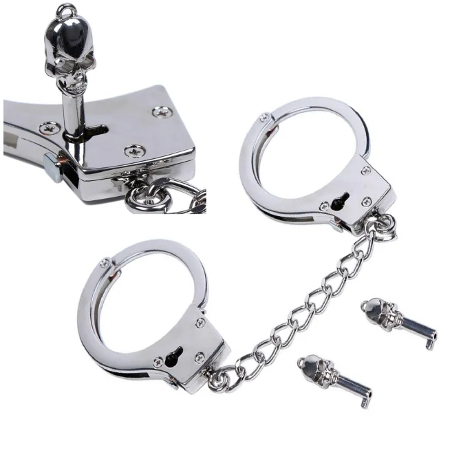BDSM LINE Kovová pouta na ruce 252 g
