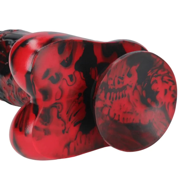 Demon Master dildo červeno-černé