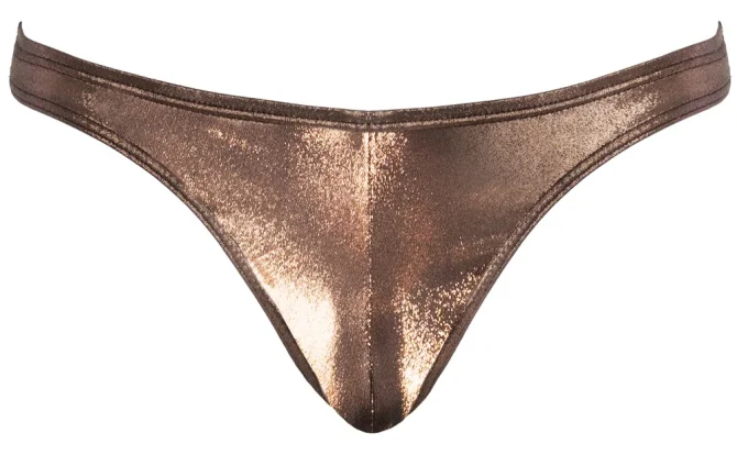Svenjoyment pánská tanga - bronzová