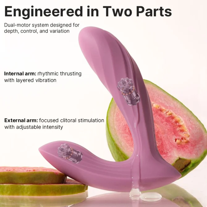 Svakom Erica Plus vibrátor do kalhotek - růžový