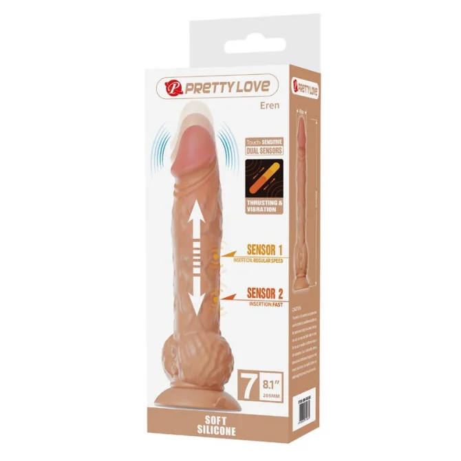 Eren realistický vibrátor 20,5 cm natural