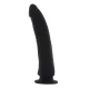BASIC X Elio silikónové dildo s prísavkou čierne