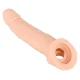 Nature Skin p návlek na penis so slučkou na semenníky