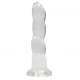 REALROCK Non Realistic dildo 18 cm - transparentné