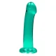 REALROCK Non Realistic dildo 17cm - tyrkysové