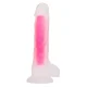 BOOM silikónové dildo svietiace v tme ružové