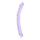 Realrock Obojstranné dildo 45 cm - fialové