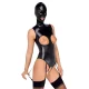 Bad Kitty Body s kuklou - černé: XL