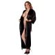 Cottelli Lingerie Kimono dlhé - čierne: S/M