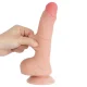 Sliding-skin dildo 19 cm