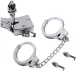 BDSM LINE Kovová pouta na ruce 252 g